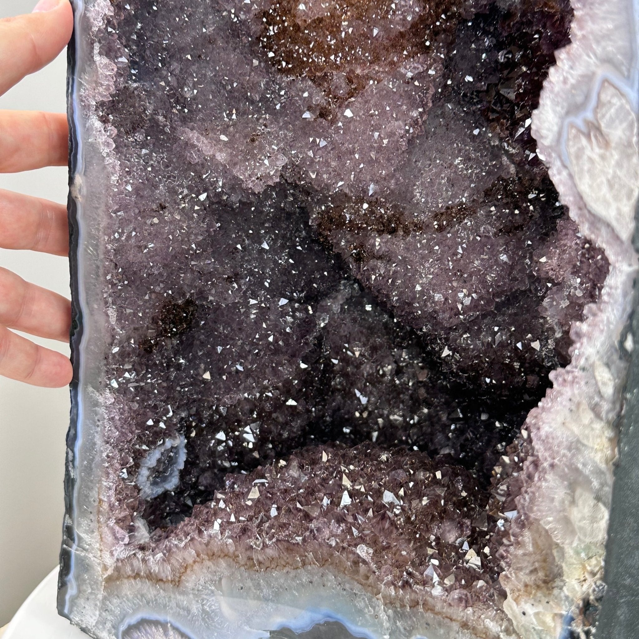 Extra Quality Brazilian Amethyst Cathedral, 83 lbs & 26.5” tall Model #5601-0827 by Brazil Gems - Brazil GemsBrazil GemsExtra Quality Brazilian Amethyst Cathedral, 83 lbs & 26.5” tall Model #5601-0827 by Brazil GemsCathedrals5601-0827