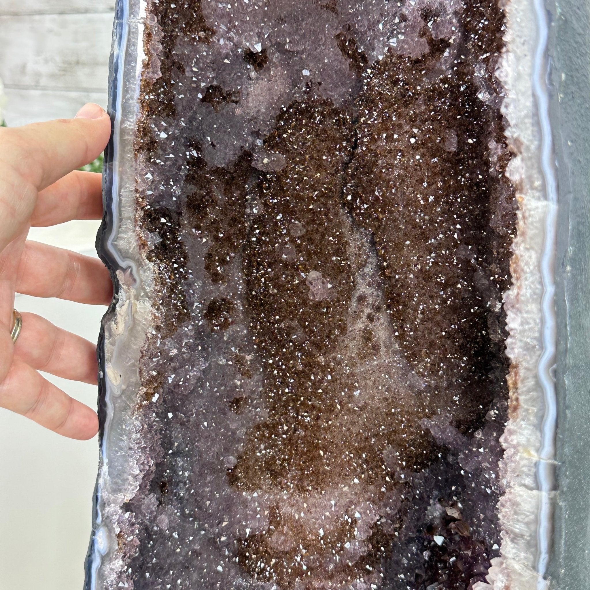 Extra Quality Brazilian Amethyst Cathedral, 83 lbs & 26.5” tall Model #5601-0827 by Brazil Gems - Brazil GemsBrazil GemsExtra Quality Brazilian Amethyst Cathedral, 83 lbs & 26.5” tall Model #5601-0827 by Brazil GemsCathedrals5601-0827