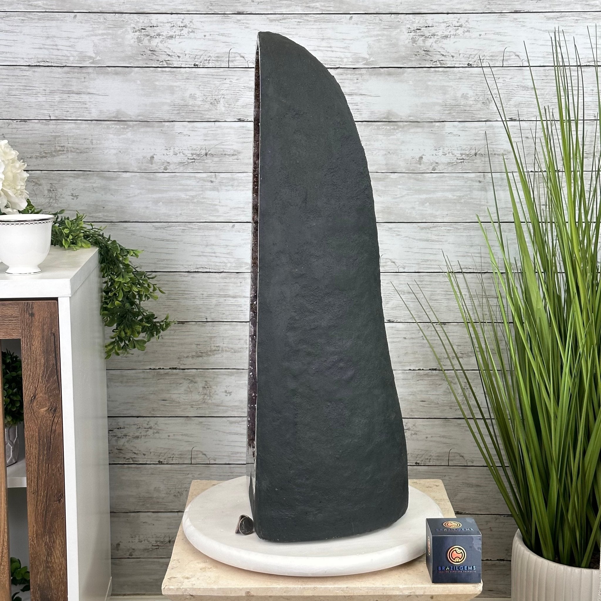 Extra Quality Brazilian Amethyst Cathedral, 83 lbs & 26.5” tall Model #5601-0827 by Brazil Gems - Brazil GemsBrazil GemsExtra Quality Brazilian Amethyst Cathedral, 83 lbs & 26.5” tall Model #5601-0827 by Brazil GemsCathedrals5601-0827