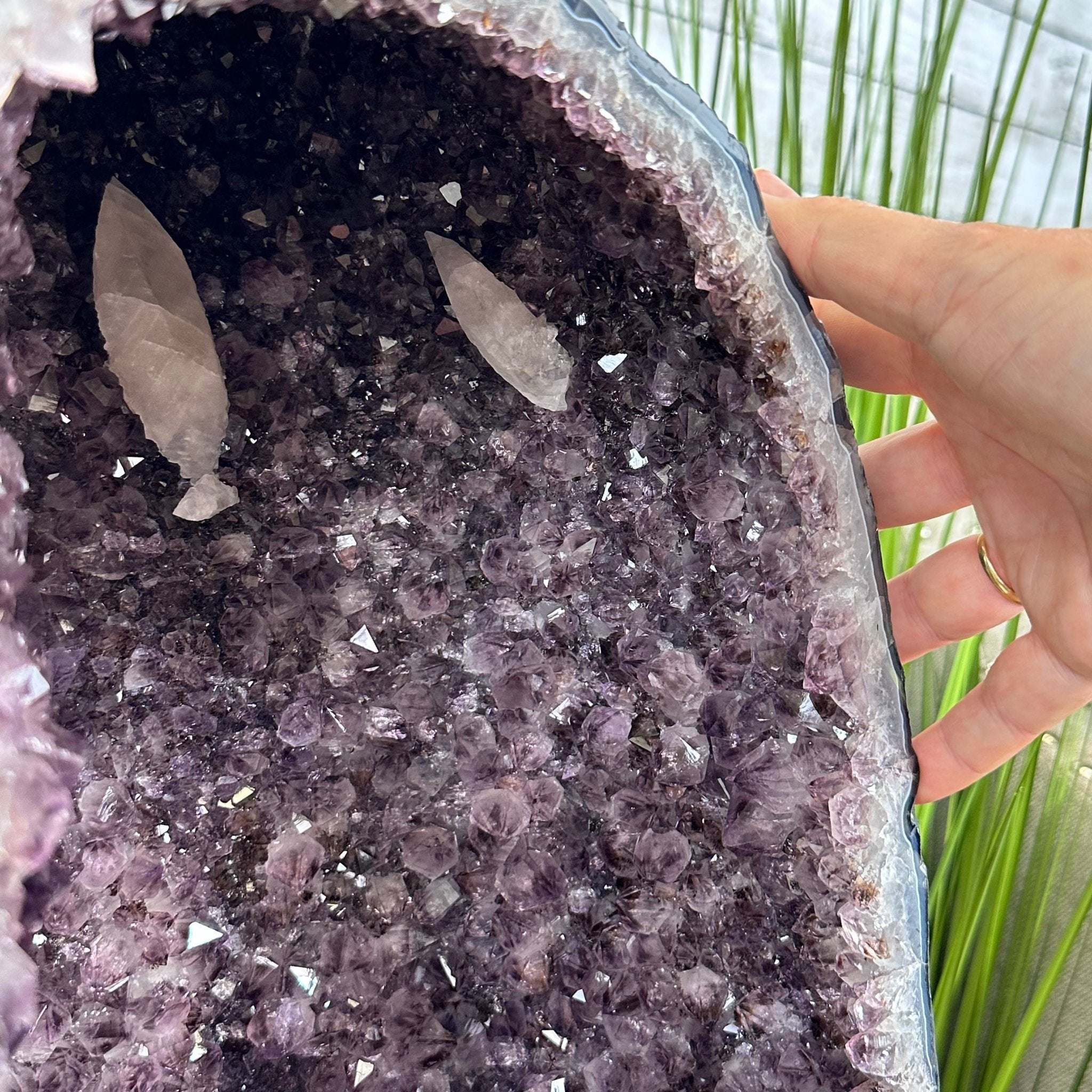 Extra Quality Brazilian Amethyst Cathedral, 85.6 lbs & 20.2” tall Model #5601-0741 by Brazil Gems - Brazil GemsBrazil GemsExtra Quality Brazilian Amethyst Cathedral, 85.6 lbs & 20.2” tall Model #5601-0741 by Brazil GemsCathedrals5601-0741