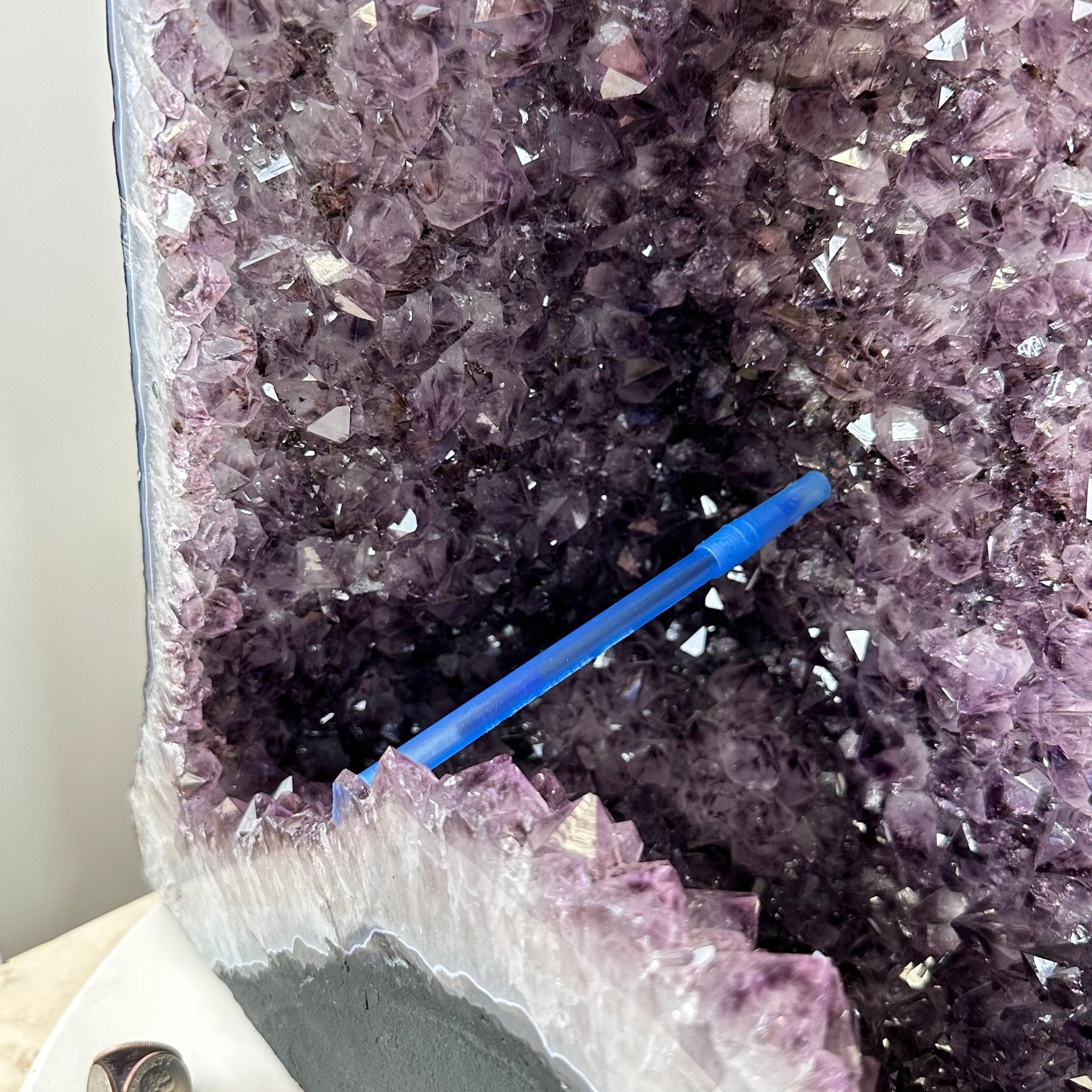 Extra Quality Brazilian Amethyst Cathedral, 85.6 lbs & 20.2” tall Model #5601-0741 by Brazil Gems - Brazil GemsBrazil GemsExtra Quality Brazilian Amethyst Cathedral, 85.6 lbs & 20.2” tall Model #5601-0741 by Brazil GemsCathedrals5601-0741