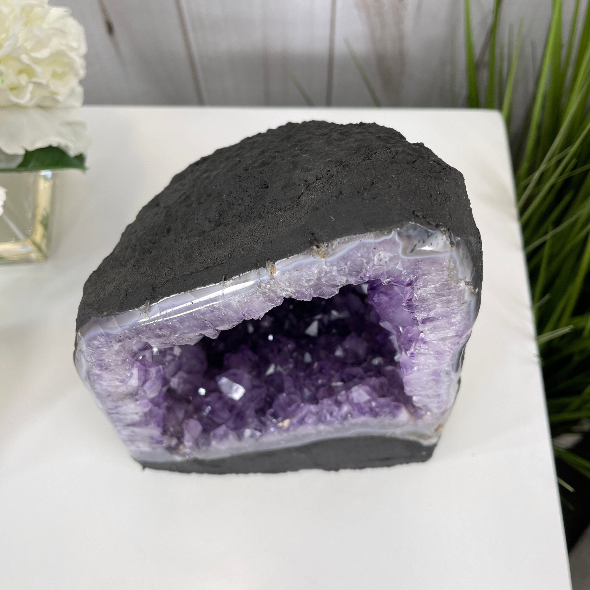 Extra Quality Brazilian Amethyst Cathedral, 9.5” tall & 14.4 lbs #5601-0461 by Brazil Gems - Brazil GemsBrazil GemsExtra Quality Brazilian Amethyst Cathedral, 9.5” tall & 14.4 lbs #5601-0461 by Brazil GemsCathedrals5601-0461