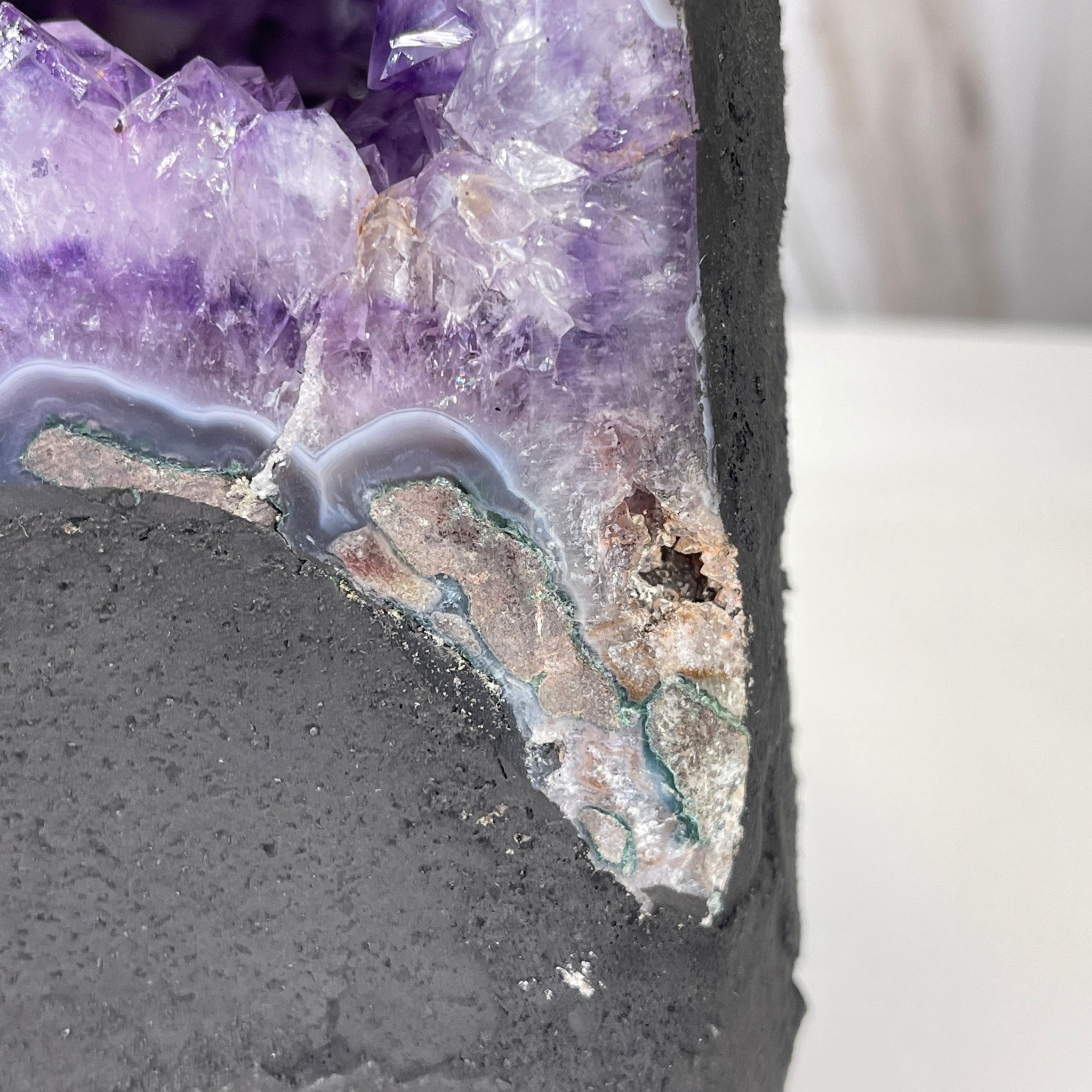 Extra Quality Brazilian Amethyst Cathedral, 9.5” tall & 14.4 lbs #5601-0461 by Brazil Gems - Brazil GemsBrazil GemsExtra Quality Brazilian Amethyst Cathedral, 9.5” tall & 14.4 lbs #5601-0461 by Brazil GemsCathedrals5601-0461