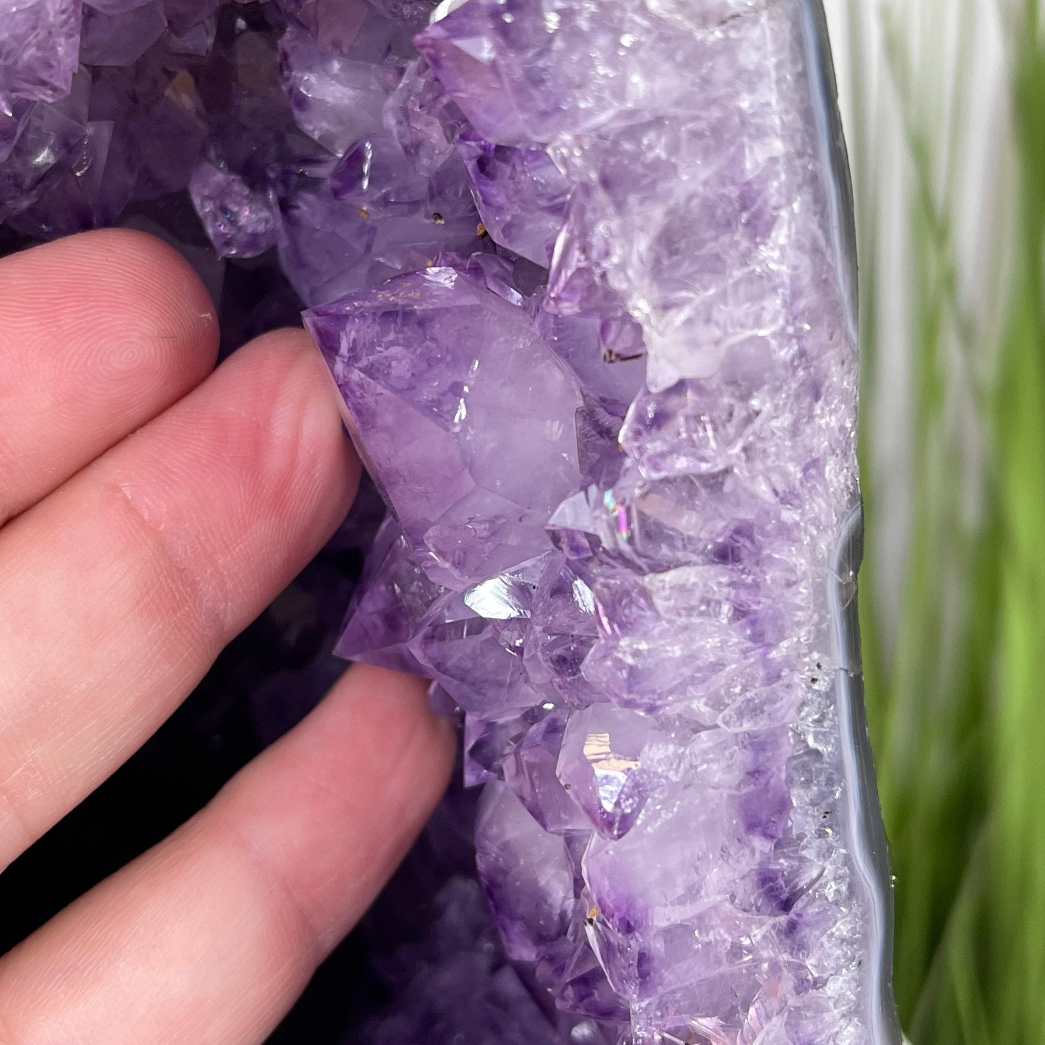 Extra Quality Brazilian Amethyst Cathedral, 9.5” tall & 14.4 lbs #5601-0461 by Brazil Gems - Brazil GemsBrazil GemsExtra Quality Brazilian Amethyst Cathedral, 9.5” tall & 14.4 lbs #5601-0461 by Brazil GemsCathedrals5601-0461