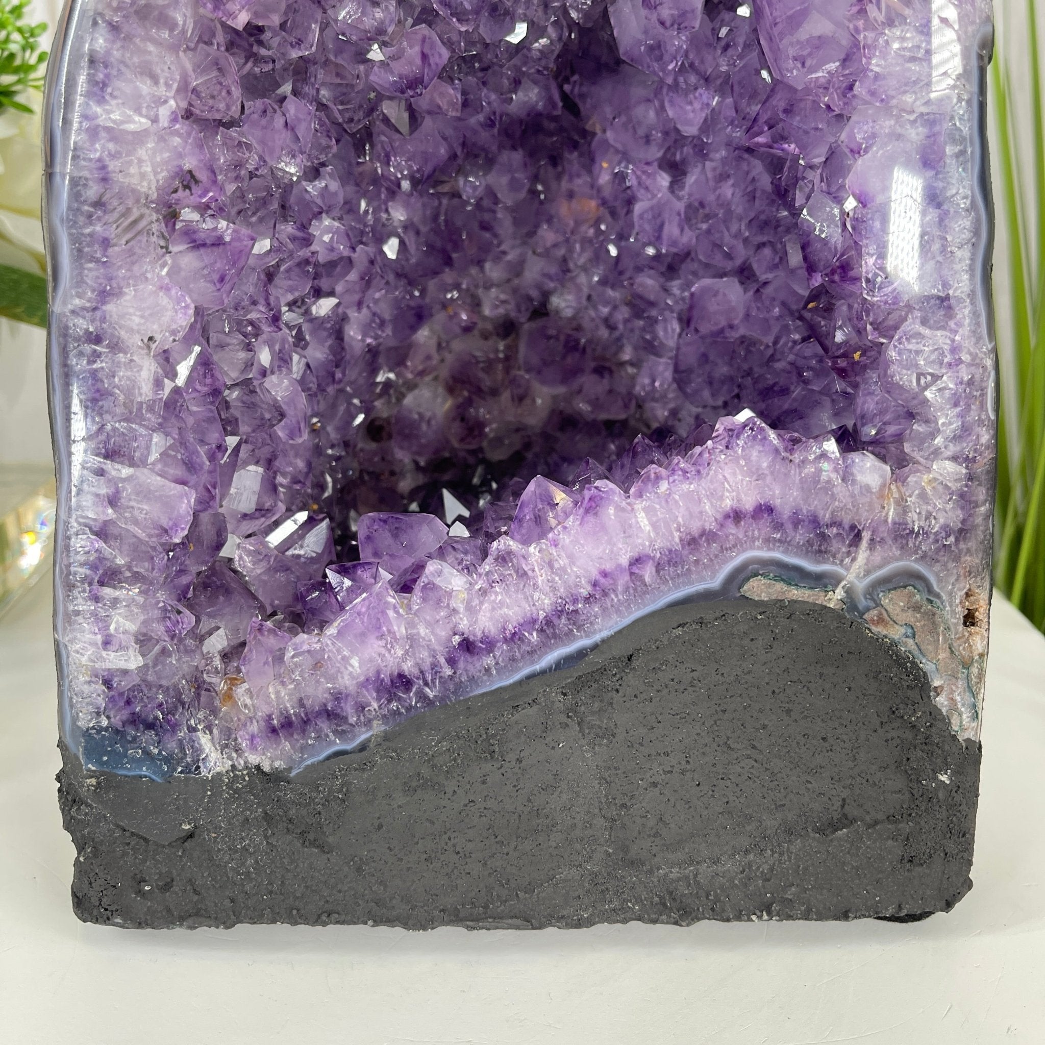 Extra Quality Brazilian Amethyst Cathedral, 9.5” tall & 14.4 lbs #5601-0461 by Brazil Gems - Brazil GemsBrazil GemsExtra Quality Brazilian Amethyst Cathedral, 9.5” tall & 14.4 lbs #5601-0461 by Brazil GemsCathedrals5601-0461