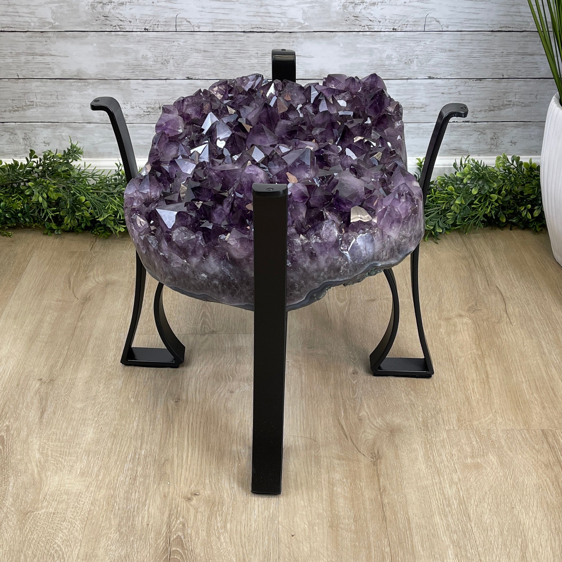 Extra Quality Brazilian Amethyst Coffee Table, 102.1 lbs & 16" tall #1385-0076 by Brazil Gems - Brazil GemsBrazil GemsExtra Quality Brazilian Amethyst Coffee Table, 102.1 lbs & 16" tall #1385-0076 by Brazil GemsTables: Coffee1385-0076