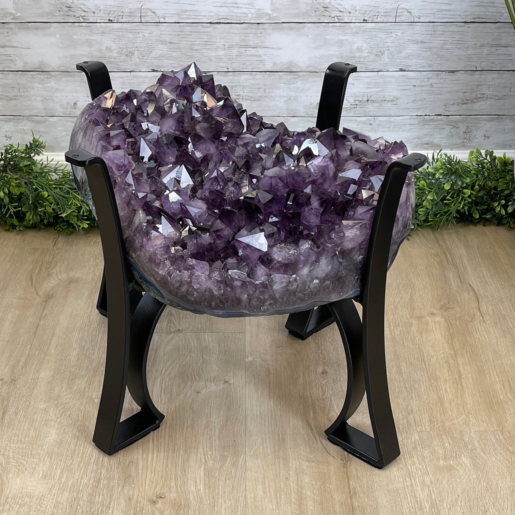Extra Quality Brazilian Amethyst Coffee Table, 102.1 lbs & 16" tall #1385-0076 by Brazil Gems - Brazil GemsBrazil GemsExtra Quality Brazilian Amethyst Coffee Table, 102.1 lbs & 16" tall #1385-0076 by Brazil GemsTables: Coffee1385-0076