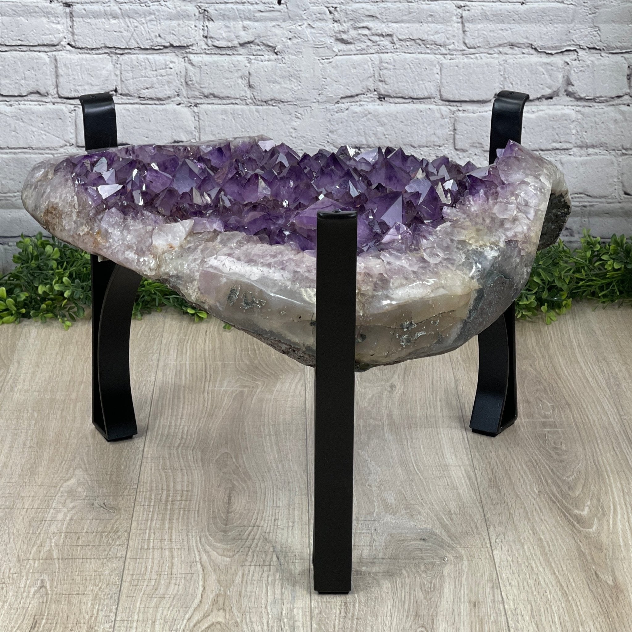 Extra Quality Brazilian Amethyst Coffee Table, 103.6 lbs & 16" tall #1385-0048 by Brazil Gems - Brazil GemsBrazil GemsExtra Quality Brazilian Amethyst Coffee Table, 103.6 lbs & 16" tall #1385-0048 by Brazil GemsTables: Coffee1385-0048
