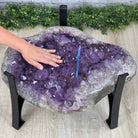 Extra Quality Brazilian Amethyst Coffee Table, 103.6 lbs & 16" tall #1385-0048 by Brazil Gems - Brazil GemsBrazil GemsExtra Quality Brazilian Amethyst Coffee Table, 103.6 lbs & 16" tall #1385-0048 by Brazil GemsTables: Coffee1385-0048