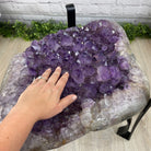 Extra Quality Brazilian Amethyst Coffee Table, 103.6 lbs & 16" tall #1385-0048 by Brazil Gems - Brazil GemsBrazil GemsExtra Quality Brazilian Amethyst Coffee Table, 103.6 lbs & 16" tall #1385-0048 by Brazil GemsTables: Coffee1385-0048