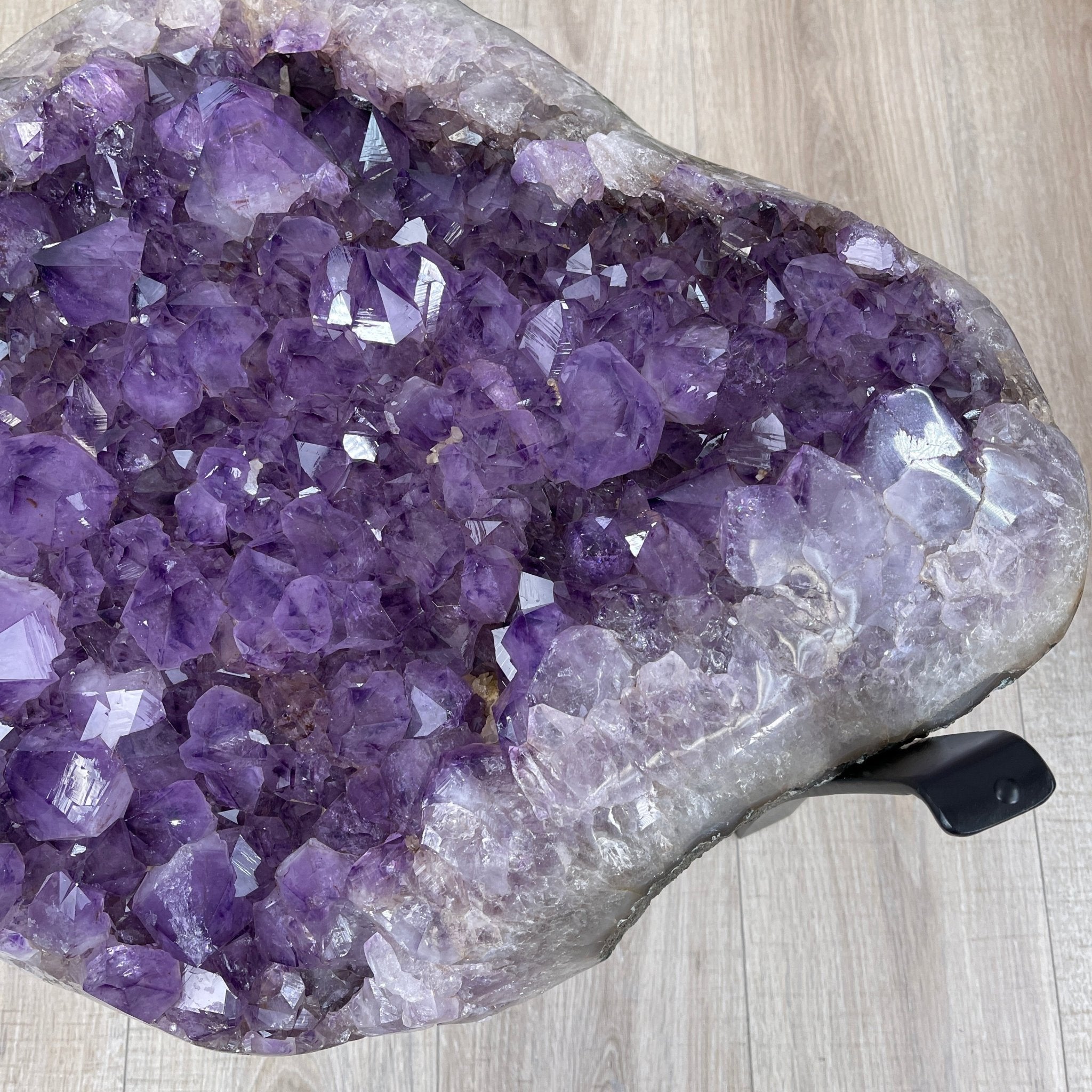 Extra Quality Brazilian Amethyst Coffee Table, 103.6 lbs & 16" tall #1385-0048 by Brazil Gems - Brazil GemsBrazil GemsExtra Quality Brazilian Amethyst Coffee Table, 103.6 lbs & 16" tall #1385-0048 by Brazil GemsTables: Coffee1385-0048