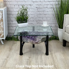 Extra Quality Brazilian Amethyst Coffee Table, 103.6 lbs & 16" tall #1385-0048 by Brazil Gems - Brazil GemsBrazil GemsExtra Quality Brazilian Amethyst Coffee Table, 103.6 lbs & 16" tall #1385-0048 by Brazil GemsTables: Coffee1385-0048