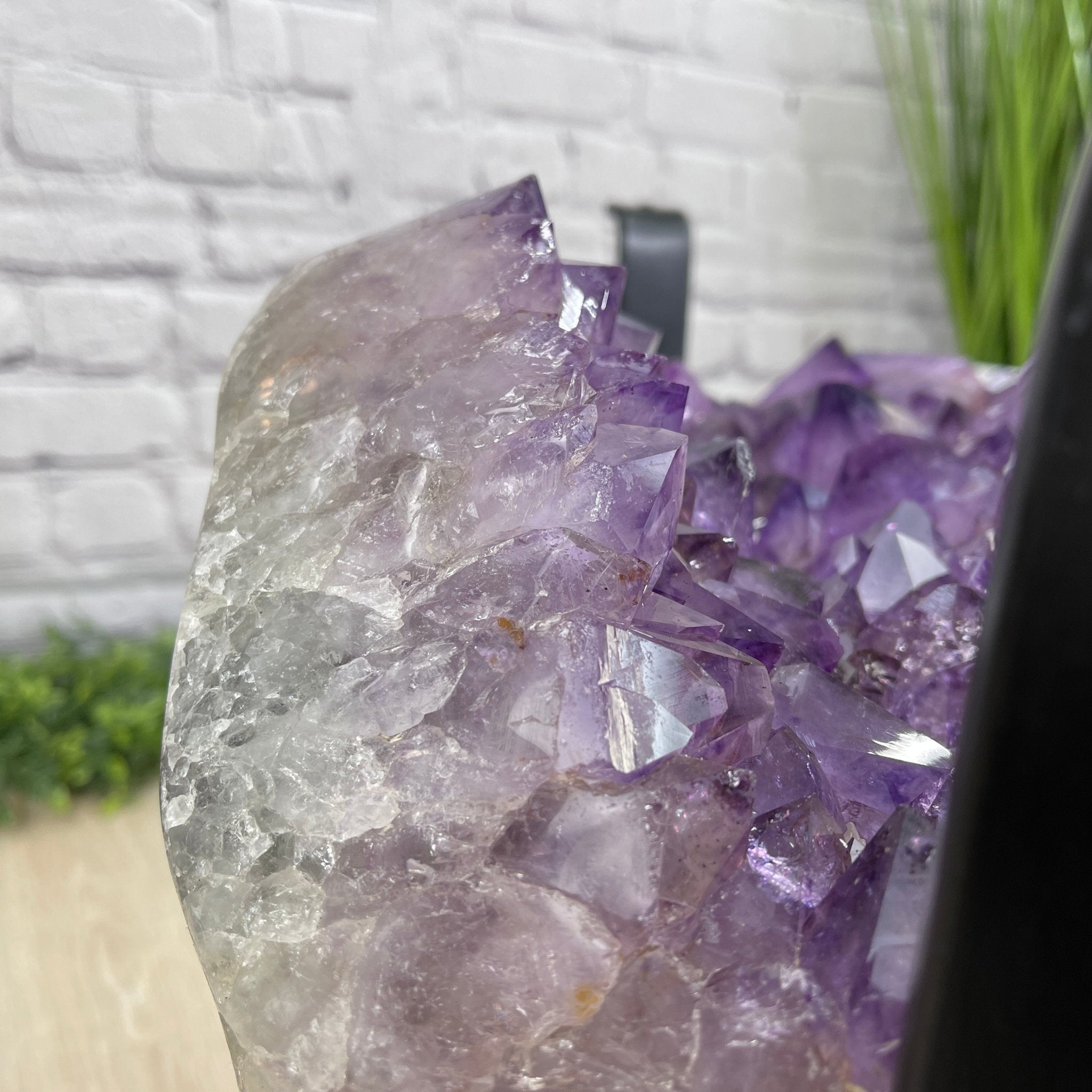 Extra Quality Brazilian Amethyst Coffee Table, 103.6 lbs & 16" tall #1385-0048 by Brazil Gems - Brazil GemsBrazil GemsExtra Quality Brazilian Amethyst Coffee Table, 103.6 lbs & 16" tall #1385-0048 by Brazil GemsTables: Coffee1385-0048