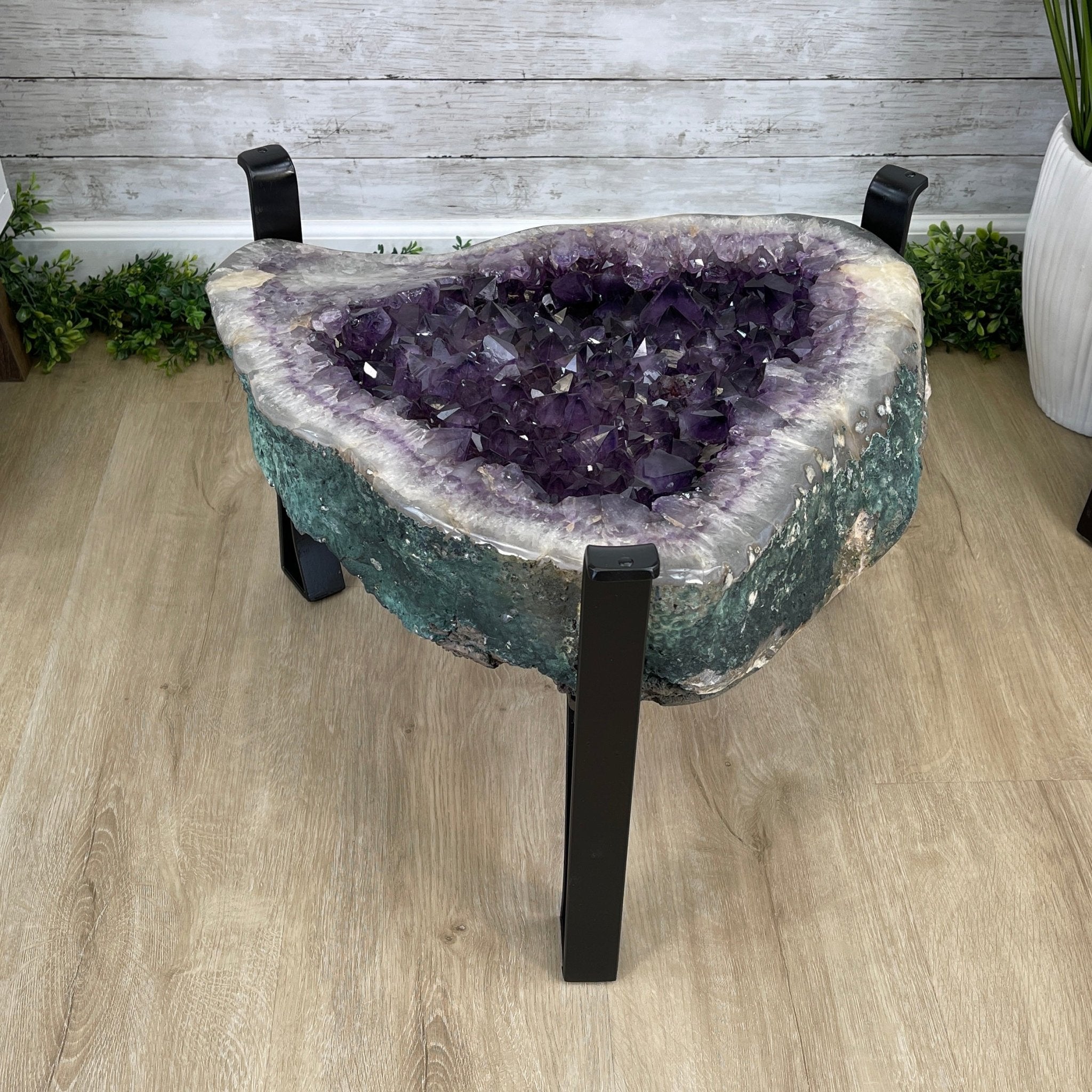 Extra Quality Brazilian Amethyst Coffee Table, 116.6 lbs & 16" tall #1385-0075 by Brazil Gems - Brazil GemsBrazil GemsExtra Quality Brazilian Amethyst Coffee Table, 116.6 lbs & 16" tall #1385-0075 by Brazil GemsTables: Coffee1385-0075