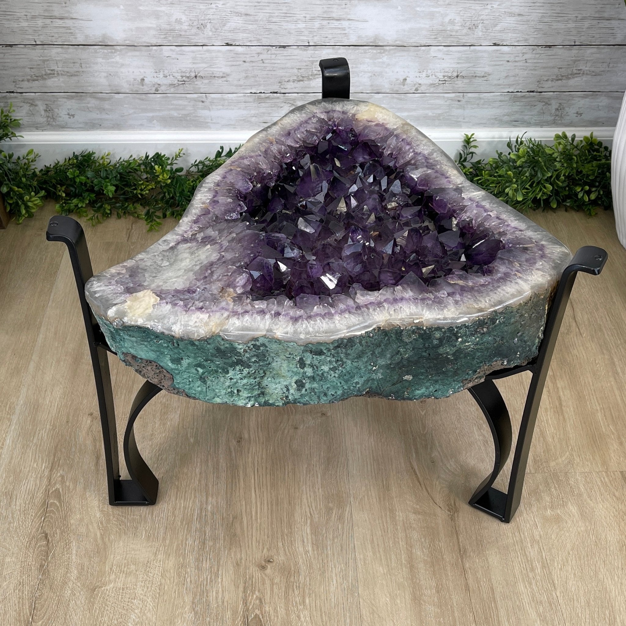 Extra Quality Brazilian Amethyst Coffee Table, 116.6 lbs & 16" tall #1385-0075 by Brazil Gems - Brazil GemsBrazil GemsExtra Quality Brazilian Amethyst Coffee Table, 116.6 lbs & 16" tall #1385-0075 by Brazil GemsTables: Coffee1385-0075