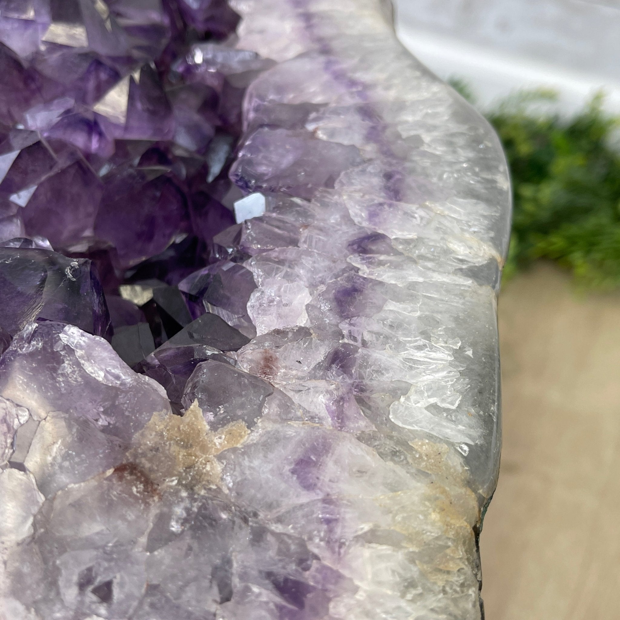 Extra Quality Brazilian Amethyst Coffee Table, 116.6 lbs & 16" tall #1385-0075 by Brazil Gems - Brazil GemsBrazil GemsExtra Quality Brazilian Amethyst Coffee Table, 116.6 lbs & 16" tall #1385-0075 by Brazil GemsTables: Coffee1385-0075