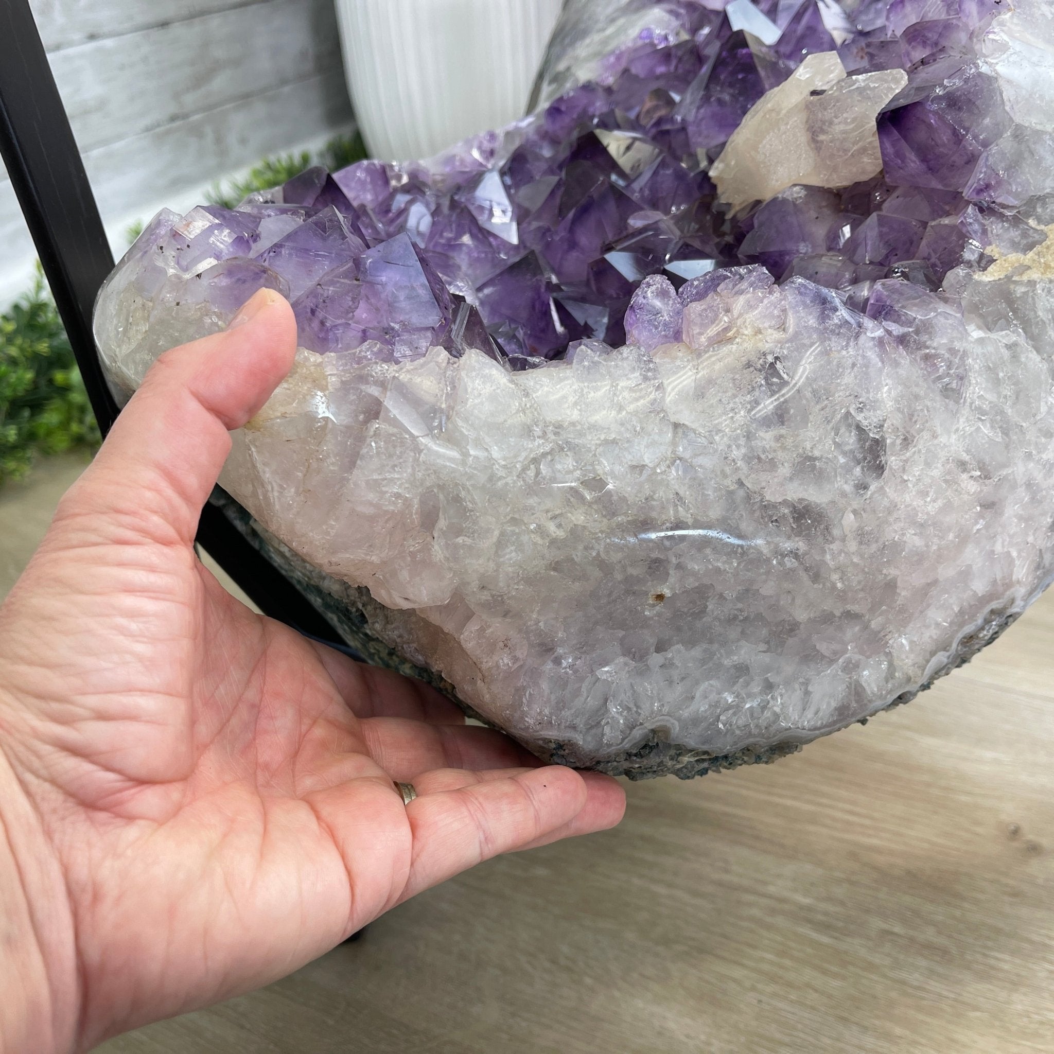 Extra Quality Brazilian Amethyst Coffee Table, 196.2 lbs & 16" tall Model #1385-0071 by Brazil Gems - Brazil GemsBrazil GemsExtra Quality Brazilian Amethyst Coffee Table, 196.2 lbs & 16" tall Model #1385-0071 by Brazil GemsTables: Coffee1385-0071