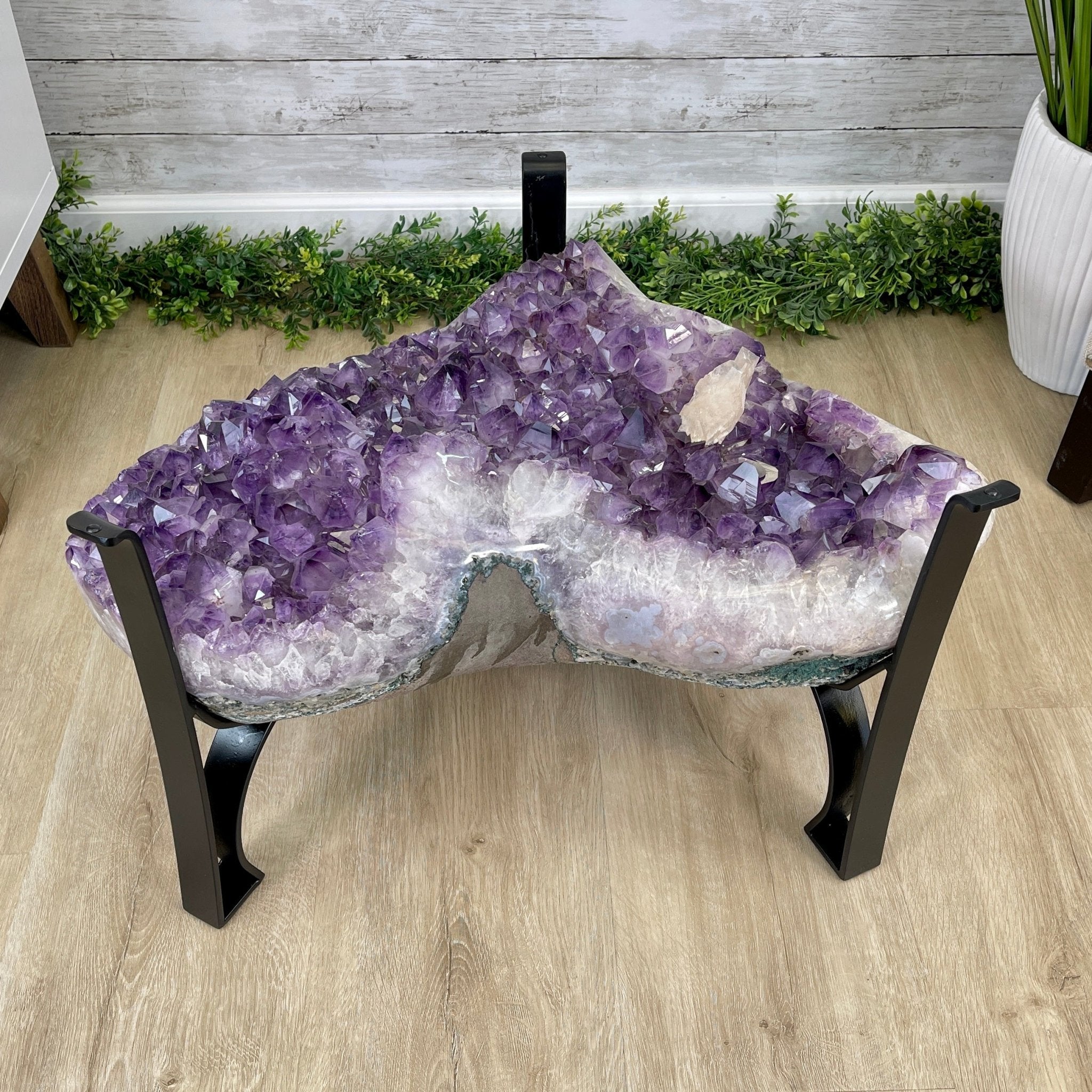 Extra Quality Brazilian Amethyst Coffee Table, 196.2 lbs & 16" tall Model #1385-0071 by Brazil Gems - Brazil GemsBrazil GemsExtra Quality Brazilian Amethyst Coffee Table, 196.2 lbs & 16" tall Model #1385-0071 by Brazil GemsTables: Coffee1385-0071