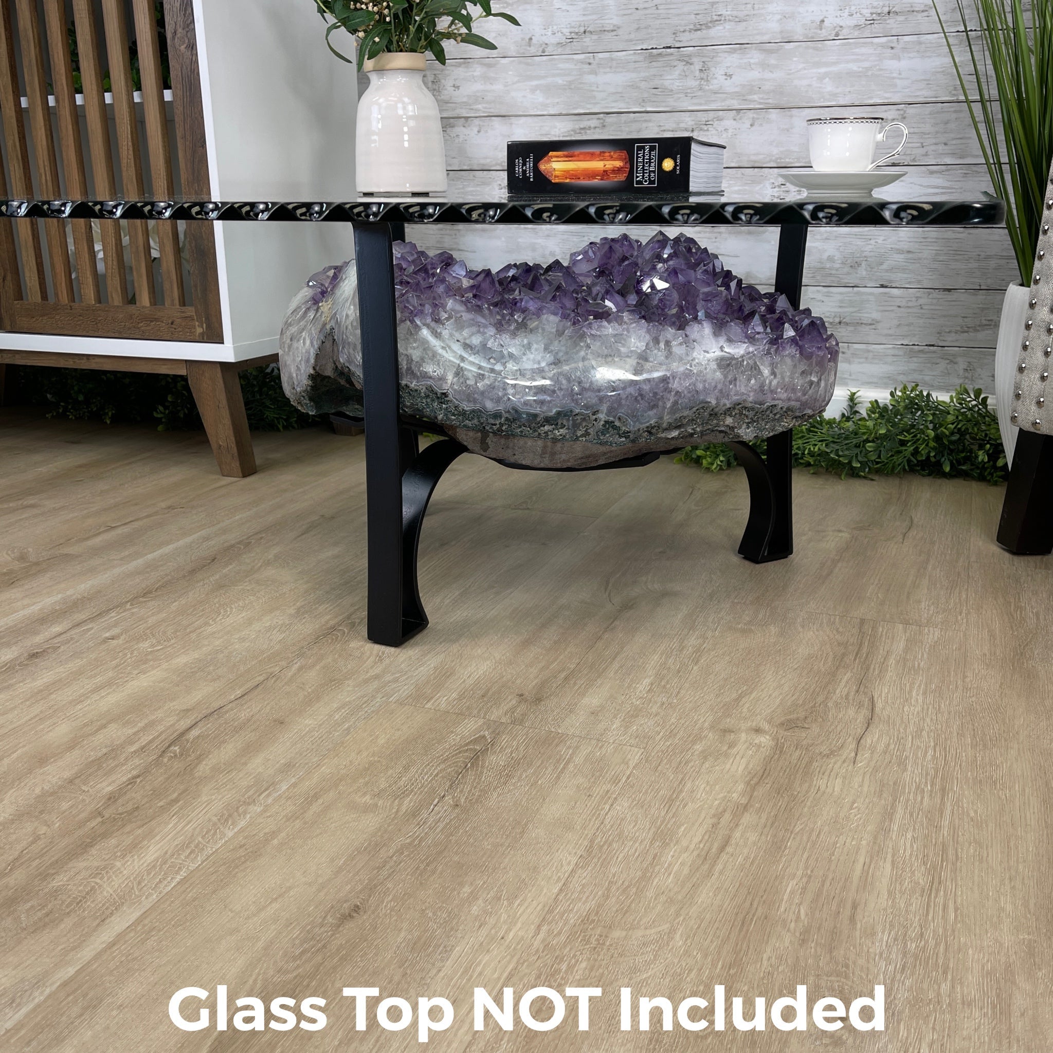Extra Quality Brazilian Amethyst Coffee Table, 196.2 lbs & 16" tall Model #1385-0071 by Brazil Gems - Brazil GemsBrazil GemsExtra Quality Brazilian Amethyst Coffee Table, 196.2 lbs & 16" tall Model #1385-0071 by Brazil GemsTables: Coffee1385-0071