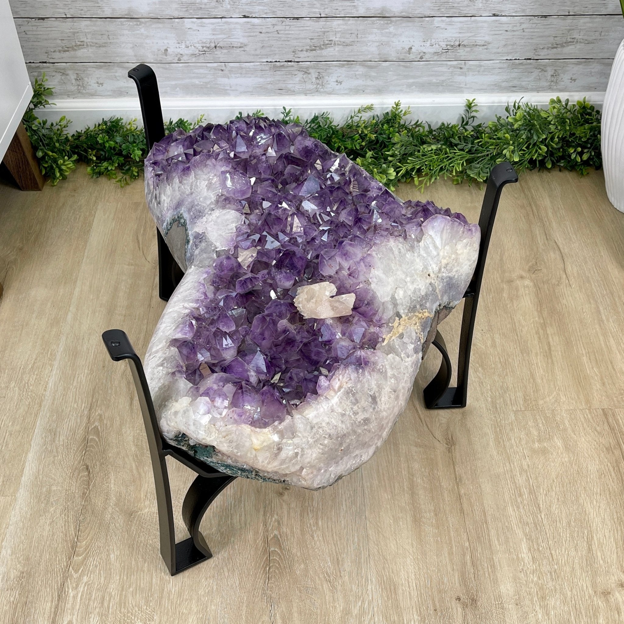 Extra Quality Brazilian Amethyst Coffee Table, 196.2 lbs & 16" tall Model #1385-0071 by Brazil Gems - Brazil GemsBrazil GemsExtra Quality Brazilian Amethyst Coffee Table, 196.2 lbs & 16" tall Model #1385-0071 by Brazil GemsTables: Coffee1385-0071