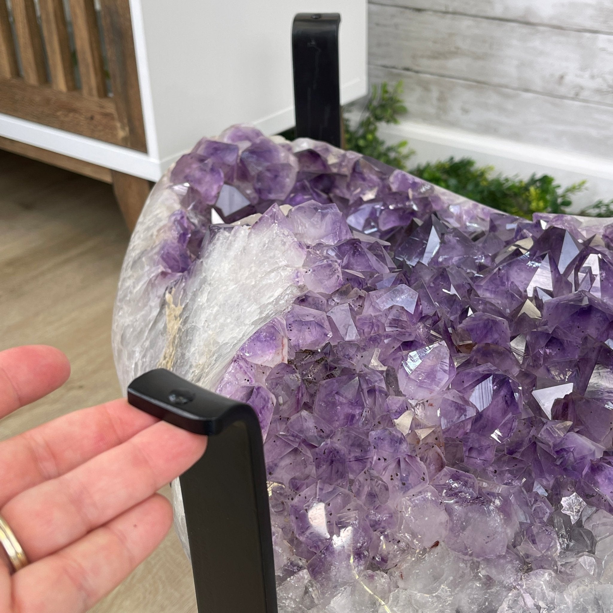 Extra Quality Brazilian Amethyst Coffee Table, 196.2 lbs & 16" tall Model #1385-0071 by Brazil Gems - Brazil GemsBrazil GemsExtra Quality Brazilian Amethyst Coffee Table, 196.2 lbs & 16" tall Model #1385-0071 by Brazil GemsTables: Coffee1385-0071