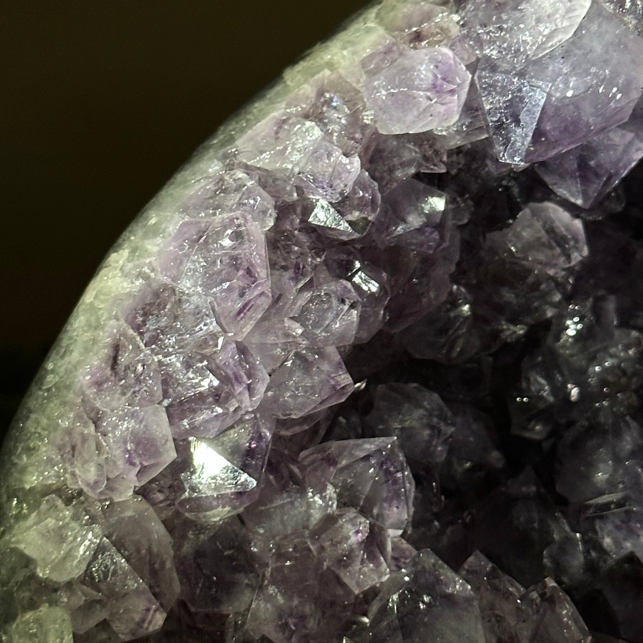 Extra Quality Brazilian Amethyst Cone, 15.2 lbs & 6.7" Tall 5619AM - 015 - Brazil GemsBrazil GemsExtra Quality Brazilian Amethyst Cone, 15.2 lbs & 6.7" Tall 5619AM - 015Crystal Cones5619AM - 015