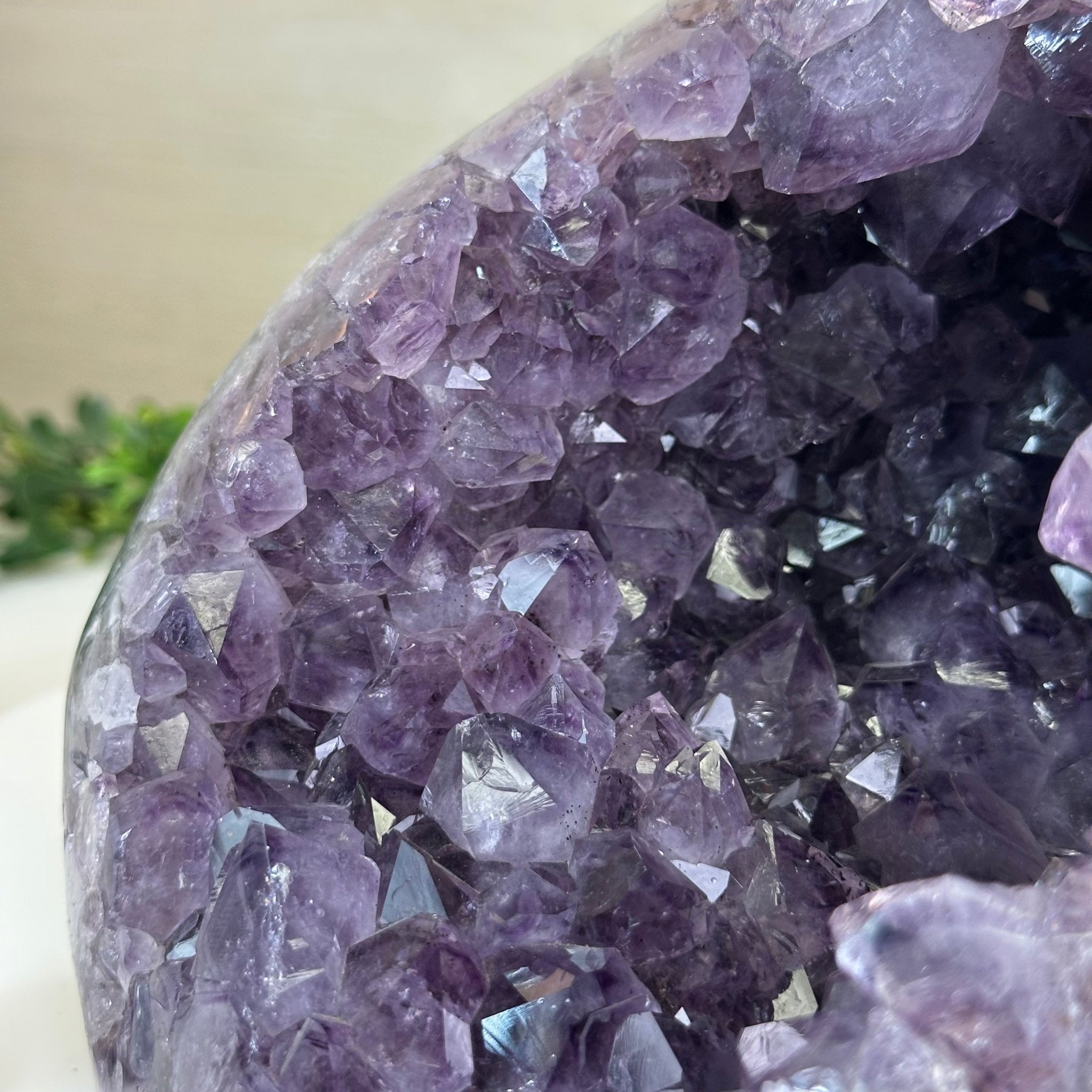 Extra Quality Brazilian Amethyst Cone, 15.2 lbs & 6.7" Tall 5619AM - 015 - Brazil GemsBrazil GemsExtra Quality Brazilian Amethyst Cone, 15.2 lbs & 6.7" Tall 5619AM - 015Crystal Cones5619AM - 015