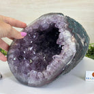 Extra Quality Brazilian Amethyst Cone, 15.2 lbs & 6.7" Tall 5619AM - 015 - Brazil GemsBrazil GemsExtra Quality Brazilian Amethyst Cone, 15.2 lbs & 6.7" Tall 5619AM - 015Crystal Cones5619AM - 015