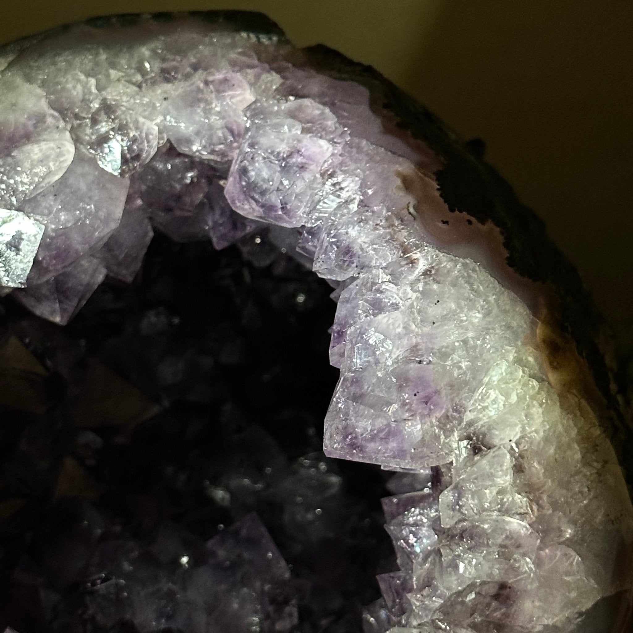 Extra Quality Brazilian Amethyst Cone, 15.2 lbs & 6.7" Tall 5619AM - 015 - Brazil GemsBrazil GemsExtra Quality Brazilian Amethyst Cone, 15.2 lbs & 6.7" Tall 5619AM - 015Crystal Cones5619AM - 015