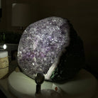 Extra Quality Brazilian Amethyst Cone, 15.3 lbs & 9.9" Tall 5619AM - 016 - Brazil GemsBrazil GemsExtra Quality Brazilian Amethyst Cone, 15.3 lbs & 9.9" Tall 5619AM - 016Crystal Cones5619AM - 016