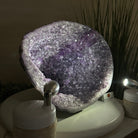 Extra Quality Brazilian Amethyst Cone, 15.3 lbs & 9.9" Tall 5619AM - 016 - Brazil GemsBrazil GemsExtra Quality Brazilian Amethyst Cone, 15.3 lbs & 9.9" Tall 5619AM - 016Crystal Cones5619AM - 016