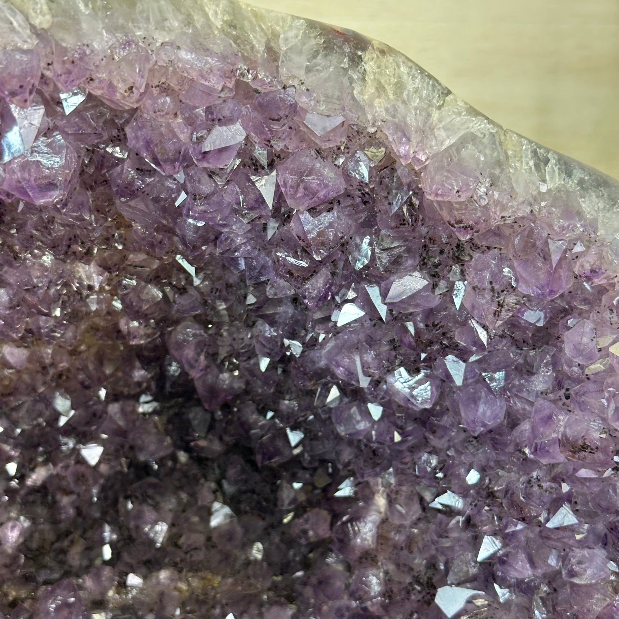 Extra Quality Brazilian Amethyst Cone, 34.8 lbs & 10.9" Tall 5619AM - 020 - Brazil GemsBrazil GemsExtra Quality Brazilian Amethyst Cone, 34.8 lbs & 10.9" Tall 5619AM - 020Crystal Cones5619AM - 020