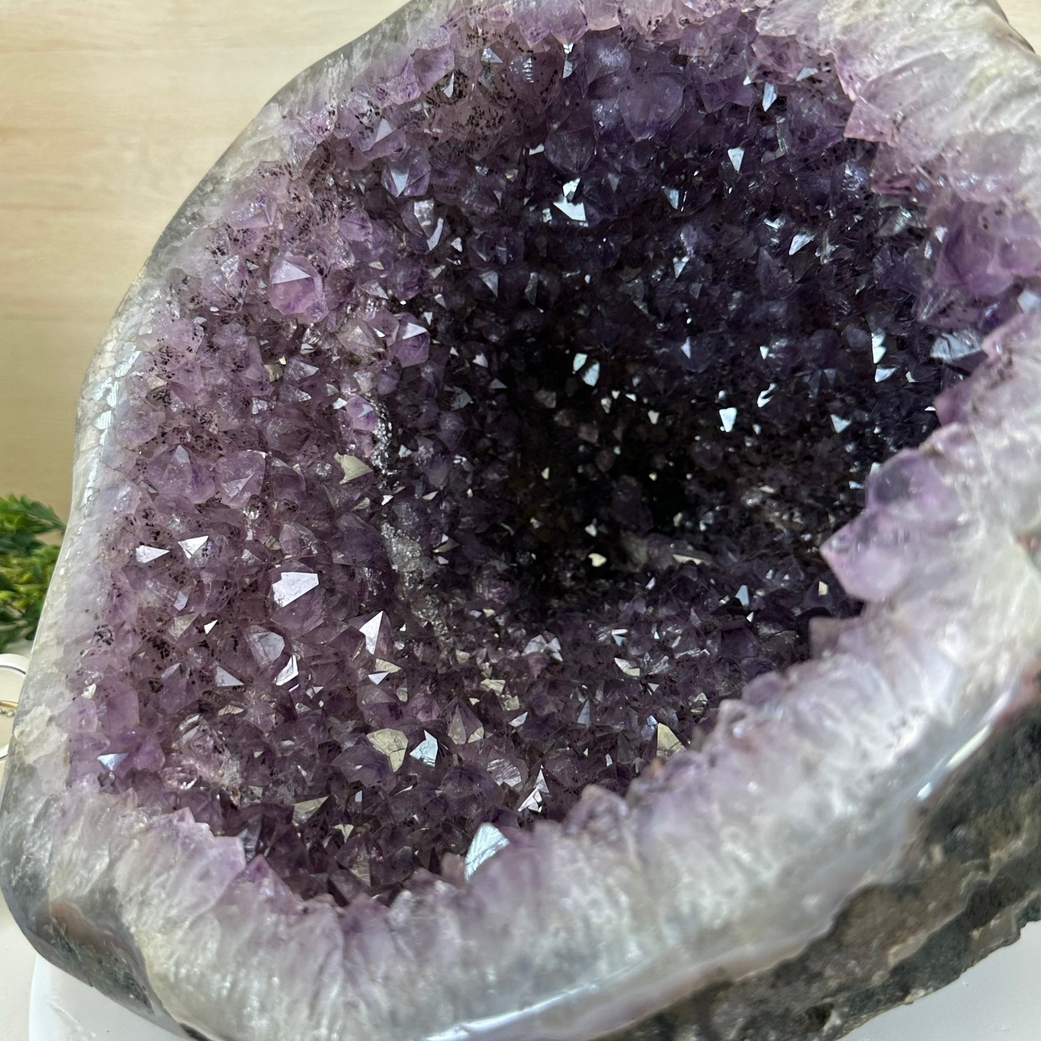 Extra Quality Brazilian Amethyst Cone, 34.8 lbs & 10.9" Tall 5619AM - 020 - Brazil GemsBrazil GemsExtra Quality Brazilian Amethyst Cone, 34.8 lbs & 10.9" Tall 5619AM - 020Crystal Cones5619AM - 020