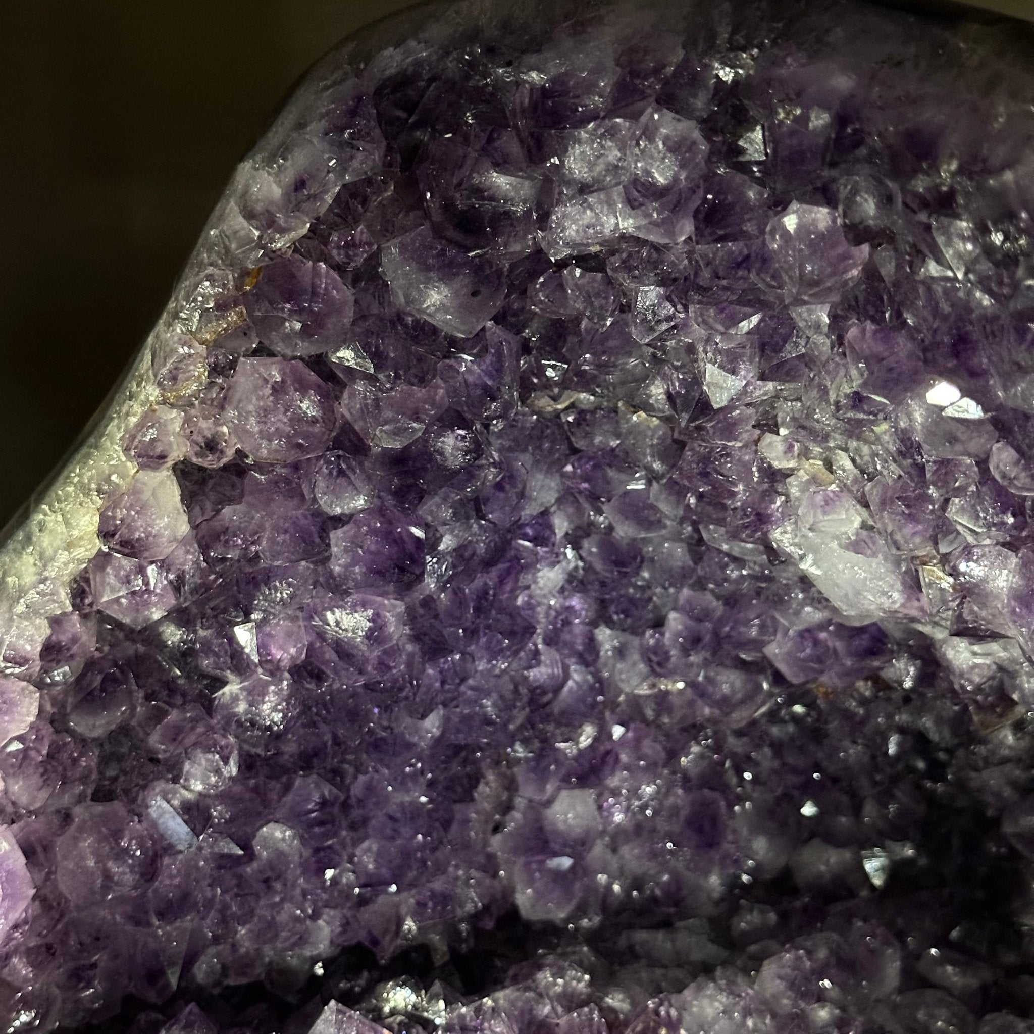 Extra Quality Brazilian Amethyst Cone, 40.9 lbs & 10.4" Tall 5619AM - 022 - Brazil GemsBrazil GemsExtra Quality Brazilian Amethyst Cone, 40.9 lbs & 10.4" Tall 5619AM - 022Crystal Cones5619AM - 022