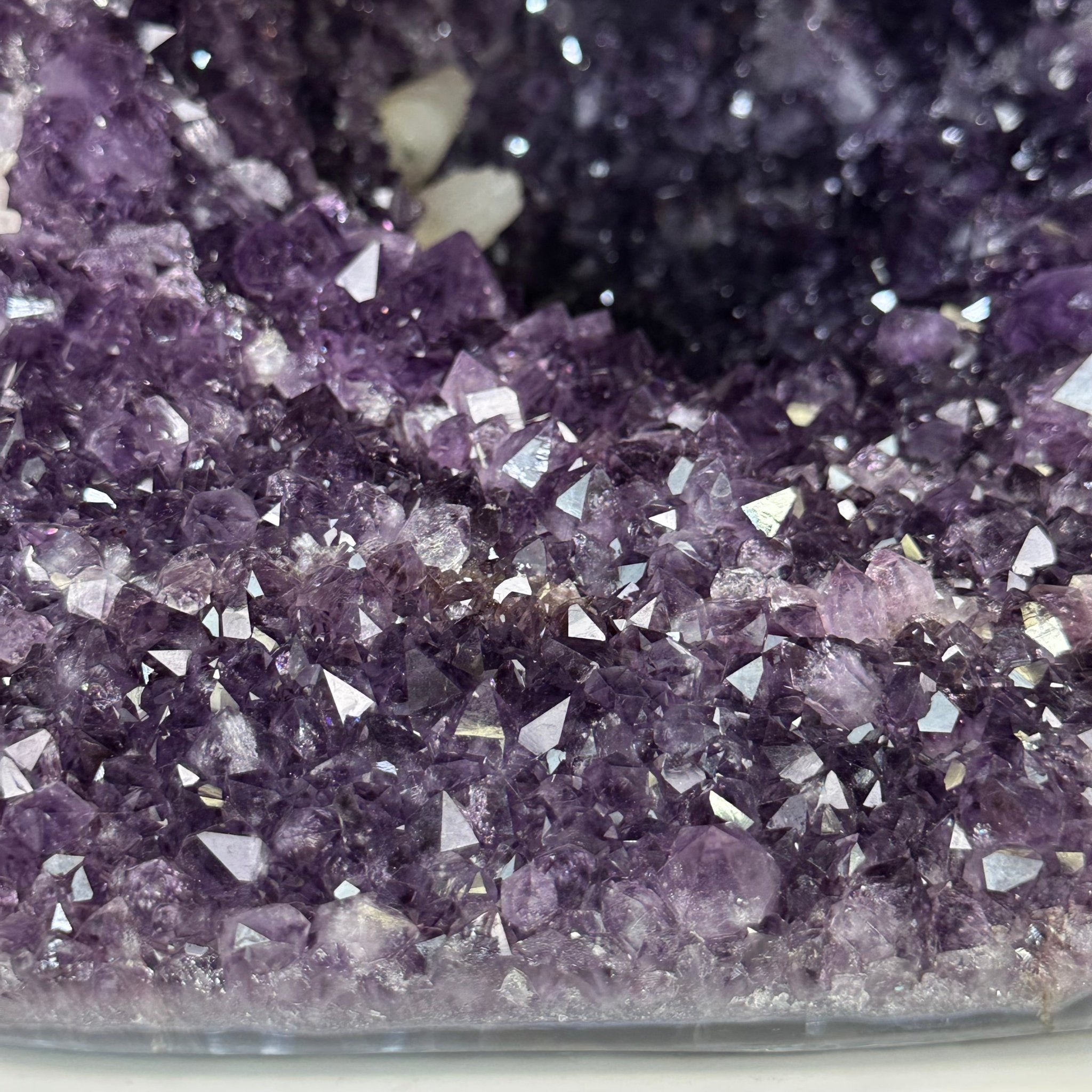 Extra Quality Brazilian Amethyst Cone, 66 lbs & 13.5" Tall 5619AM - 025 - Brazil GemsBrazil GemsExtra Quality Brazilian Amethyst Cone, 66 lbs & 13.5" Tall 5619AM - 025Crystal Cones5619AM - 025