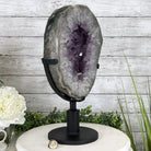 Extra Quality Brazilian Amethyst Crystal on a Rotating Stand, 24.4 lbs & 17.2" tall Model #5604-0084 by Brazil Gems - Brazil GemsBrazil GemsExtra Quality Brazilian Amethyst Crystal on a Rotating Stand, 24.4 lbs & 17.2" tall Model #5604-0084 by Brazil GemsPortals on Rotating Bases5604-0084