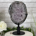 Extra Quality Brazilian Amethyst Crystal on a Rotating Stand, 24.4 lbs & 17.2" tall Model #5604-0084 by Brazil Gems - Brazil GemsBrazil GemsExtra Quality Brazilian Amethyst Crystal on a Rotating Stand, 24.4 lbs & 17.2" tall Model #5604-0084 by Brazil GemsPortals on Rotating Bases5604-0084