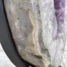 Extra Quality Brazilian Amethyst Crystal on a Rotating Stand, 24.4 lbs & 17.2" tall Model #5604-0084 by Brazil Gems - Brazil GemsBrazil GemsExtra Quality Brazilian Amethyst Crystal on a Rotating Stand, 24.4 lbs & 17.2" tall Model #5604-0084 by Brazil GemsPortals on Rotating Bases5604-0084