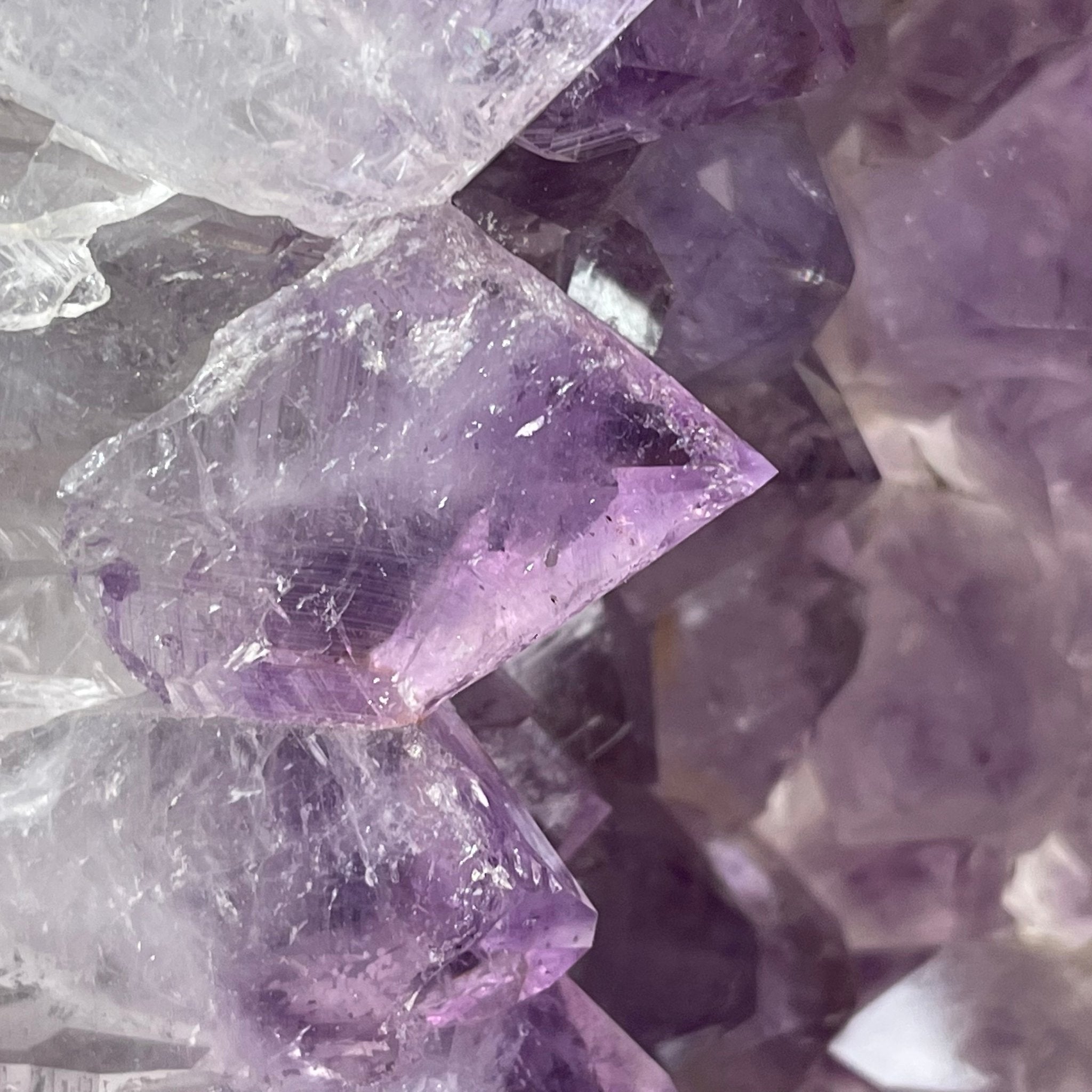 Extra Quality Brazilian Amethyst Crystal on a Rotating Stand, 24.4 lbs & 17.2" tall Model #5604-0084 by Brazil Gems - Brazil GemsBrazil GemsExtra Quality Brazilian Amethyst Crystal on a Rotating Stand, 24.4 lbs & 17.2" tall Model #5604-0084 by Brazil GemsPortals on Rotating Bases5604-0084