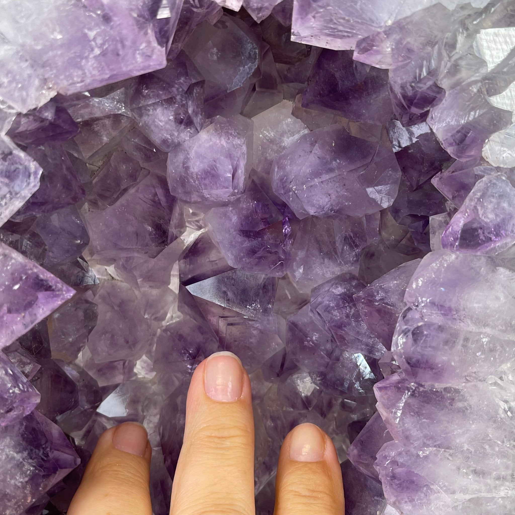 Extra Quality Brazilian Amethyst Crystal on a Rotating Stand, 24.4 lbs & 17.2" tall Model #5604-0084 by Brazil Gems - Brazil GemsBrazil GemsExtra Quality Brazilian Amethyst Crystal on a Rotating Stand, 24.4 lbs & 17.2" tall Model #5604-0084 by Brazil GemsPortals on Rotating Bases5604-0084