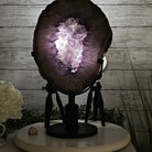 Extra Quality Brazilian Amethyst Crystal on a Rotating Stand, 24.4 lbs & 17.2" tall Model #5604-0084 by Brazil Gems - Brazil GemsBrazil GemsExtra Quality Brazilian Amethyst Crystal on a Rotating Stand, 24.4 lbs & 17.2" tall Model #5604-0084 by Brazil GemsPortals on Rotating Bases5604-0084