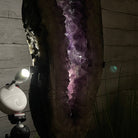 Extra Quality Brazilian Amethyst Crystal Portal on a Rotating Stand, 23.9 lbs & 22.3" tall Model #5604-0083 by Brazil Gems - Brazil GemsBrazil GemsExtra Quality Brazilian Amethyst Crystal Portal on a Rotating Stand, 23.9 lbs & 22.3" tall Model #5604-0083 by Brazil GemsPortals on Rotating Bases5604-0083