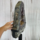 Extra Quality Brazilian Amethyst Crystal Portal on a Tall Rotating Stand, 81.6 lbs & 70" tall Model #5604-0104 by Brazil Gems - Brazil GemsBrazil GemsExtra Quality Brazilian Amethyst Crystal Portal on a Tall Rotating Stand, 81.6 lbs & 70" tall Model #5604-0104 by Brazil GemsPortals on Rotating Bases5604-0104