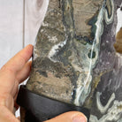 Extra Quality Brazilian Amethyst Crystal Portal on a Tall Rotating Stand, 81.6 lbs & 70" tall Model #5604-0104 by Brazil Gems - Brazil GemsBrazil GemsExtra Quality Brazilian Amethyst Crystal Portal on a Tall Rotating Stand, 81.6 lbs & 70" tall Model #5604-0104 by Brazil GemsPortals on Rotating Bases5604-0104