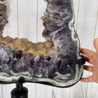 Extra Quality Brazilian Amethyst Crystal Portal on a Tall Rotating Stand, 81.6 lbs & 70" tall Model #5604-0104 by Brazil Gems - Brazil GemsBrazil GemsExtra Quality Brazilian Amethyst Crystal Portal on a Tall Rotating Stand, 81.6 lbs & 70" tall Model #5604-0104 by Brazil GemsPortals on Rotating Bases5604-0104