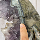 Extra Quality Brazilian Amethyst Crystal Portal on a Tall Rotating Stand, 81.6 lbs & 70" tall Model #5604-0104 by Brazil Gems - Brazil GemsBrazil GemsExtra Quality Brazilian Amethyst Crystal Portal on a Tall Rotating Stand, 81.6 lbs & 70" tall Model #5604-0104 by Brazil GemsPortals on Rotating Bases5604-0104