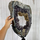 Extra Quality Brazilian Amethyst Crystal Portal on a Tall Rotating Stand, 92.6 lbs & 70.75" tall Model #5604-0105 by Brazil Gems - Brazil GemsBrazil GemsExtra Quality Brazilian Amethyst Crystal Portal on a Tall Rotating Stand, 92.6 lbs & 70.75" tall Model #5604-0105 by Brazil GemsPortals on Rotating Bases5604-0105