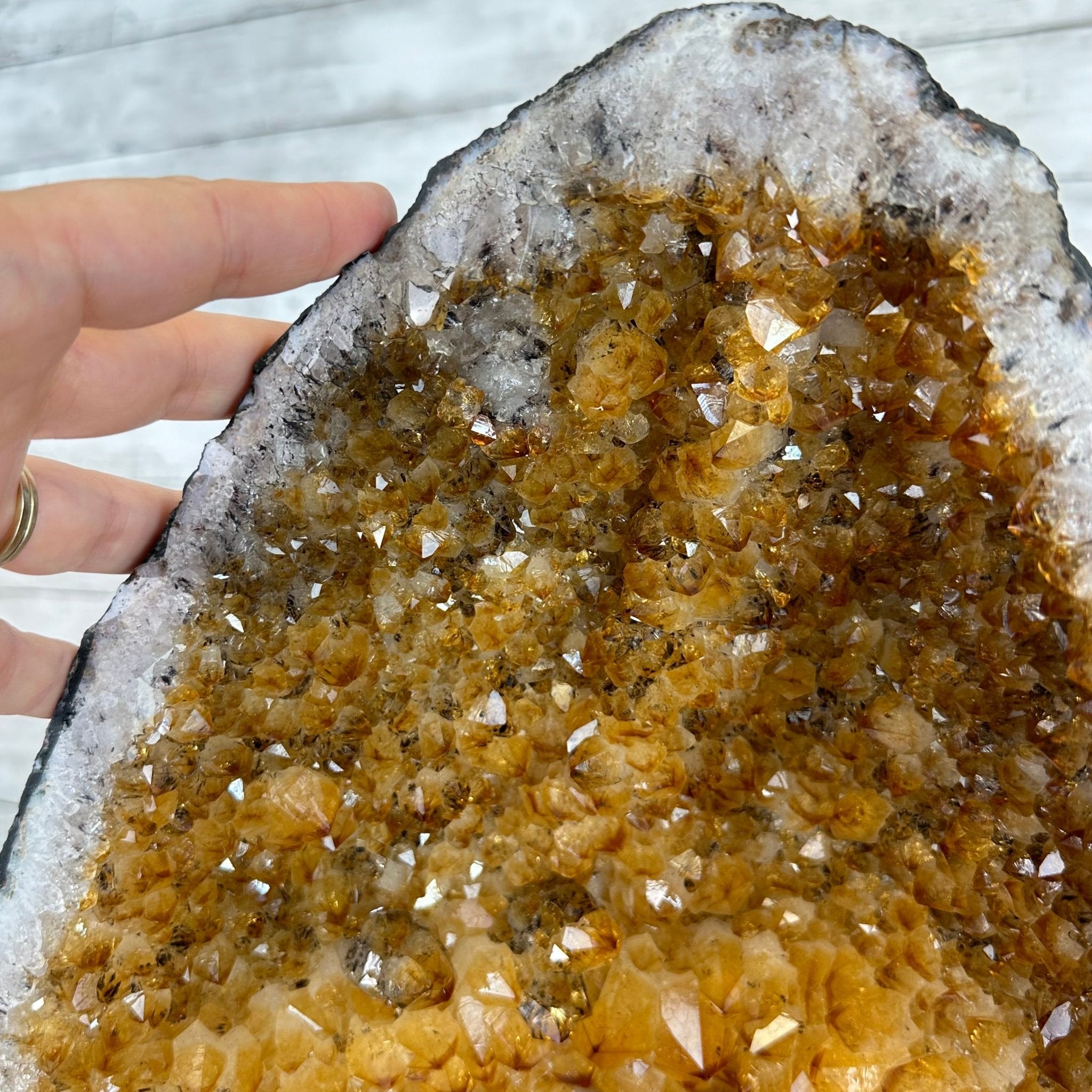 Extra Quality Citrine Cathedral, 103.9 lbs & 26.5" Tall #5603-0309 by Brazil Gems® - Brazil GemsBrazil GemsExtra Quality Citrine Cathedral, 103.9 lbs & 26.5" Tall #5603-0309 by Brazil Gems®Cathedrals5603-0309