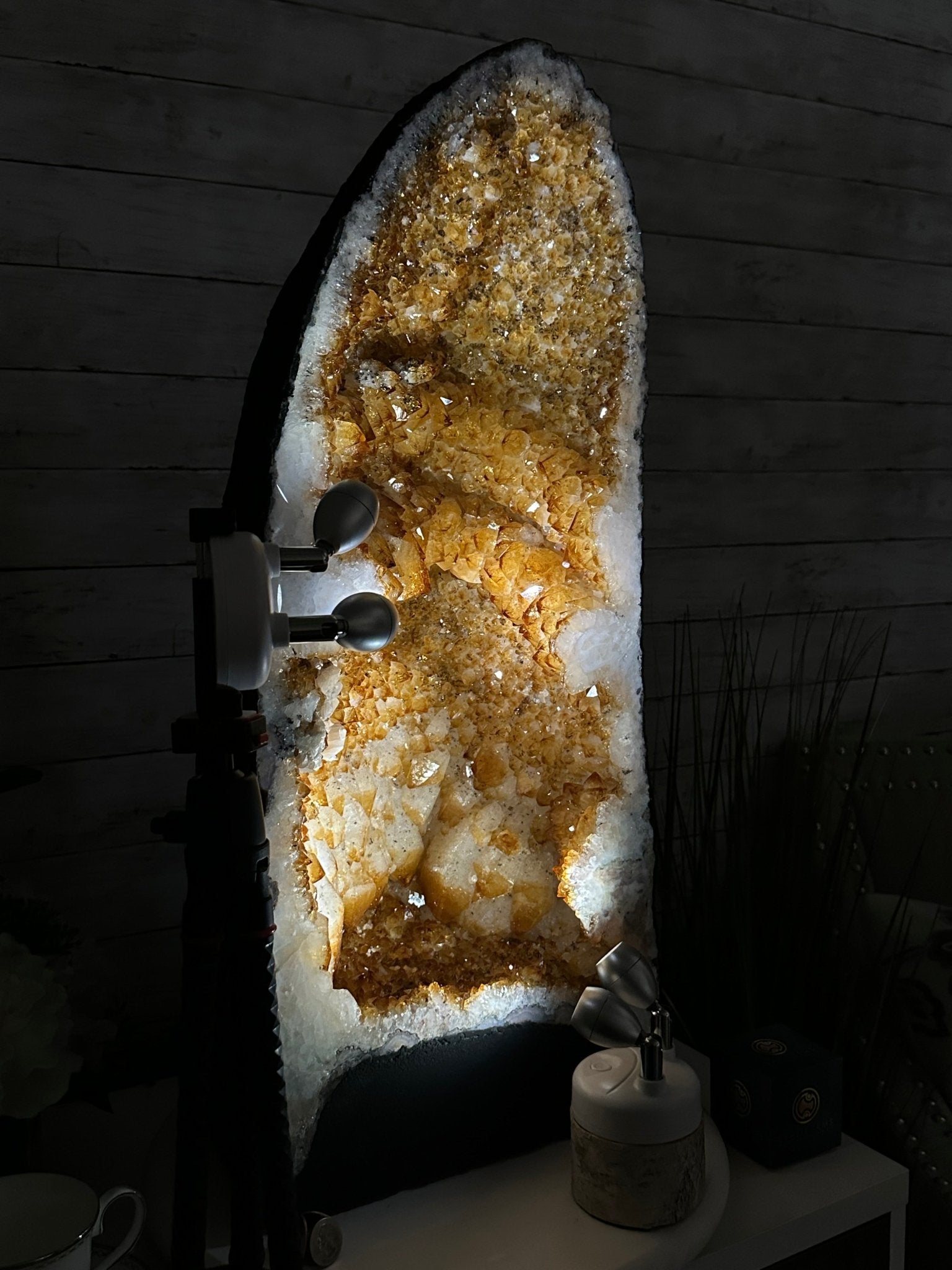 Extra Quality Citrine Cathedral, 103.9 lbs & 26.5" Tall #5603-0309 by Brazil Gems® - Brazil GemsBrazil GemsExtra Quality Citrine Cathedral, 103.9 lbs & 26.5" Tall #5603-0309 by Brazil Gems®Cathedrals5603-0309