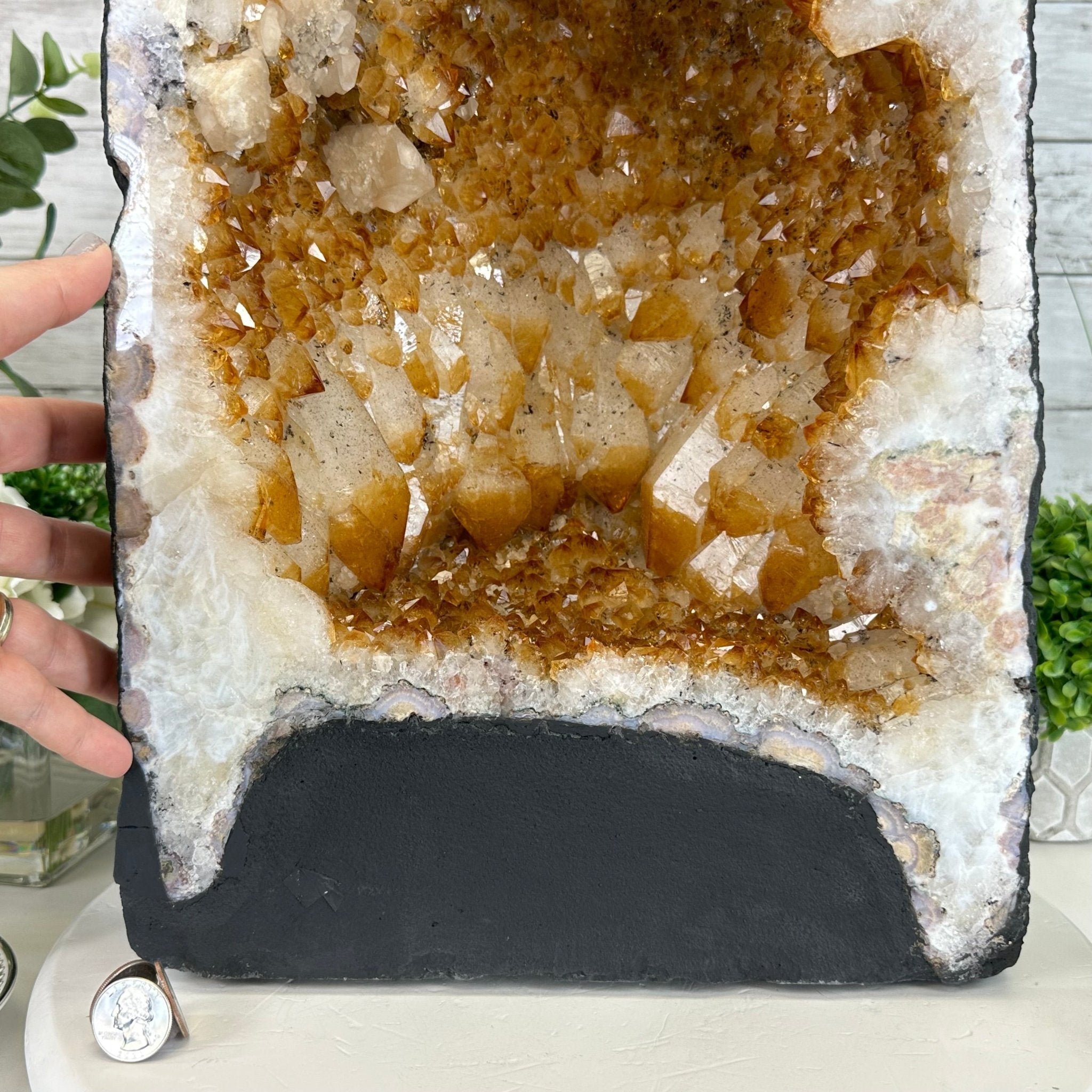 Extra Quality Citrine Cathedral, 103.9 lbs & 26.5" Tall #5603-0309 by Brazil Gems® - Brazil GemsBrazil GemsExtra Quality Citrine Cathedral, 103.9 lbs & 26.5" Tall #5603-0309 by Brazil Gems®Cathedrals5603-0309
